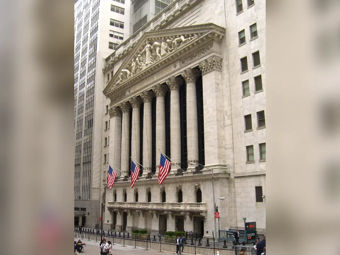 Vista de New York Stock Exchange
