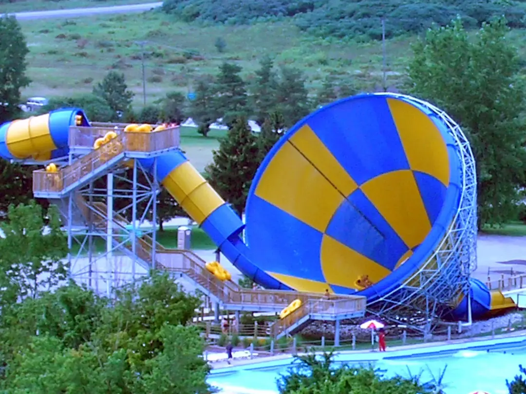Vista de Six Flags Darien Lake