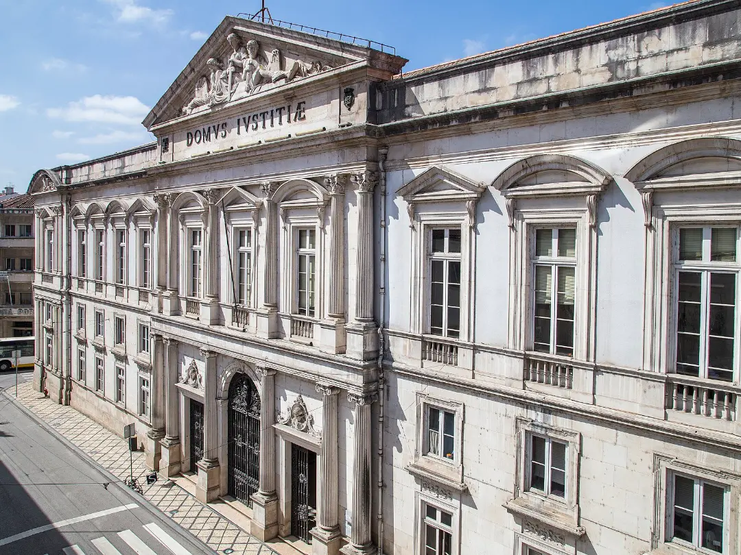 Vista de Palácio da Justiça de Coimbra