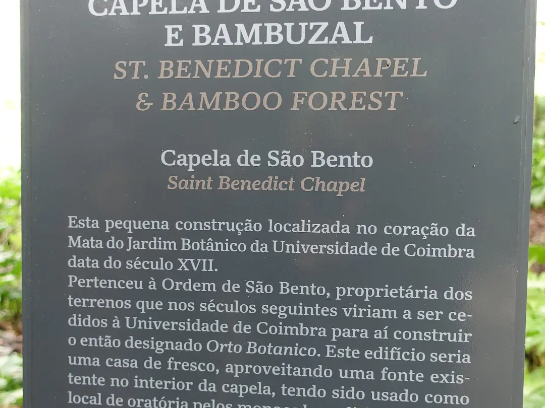 Vista de Capela de São Bento