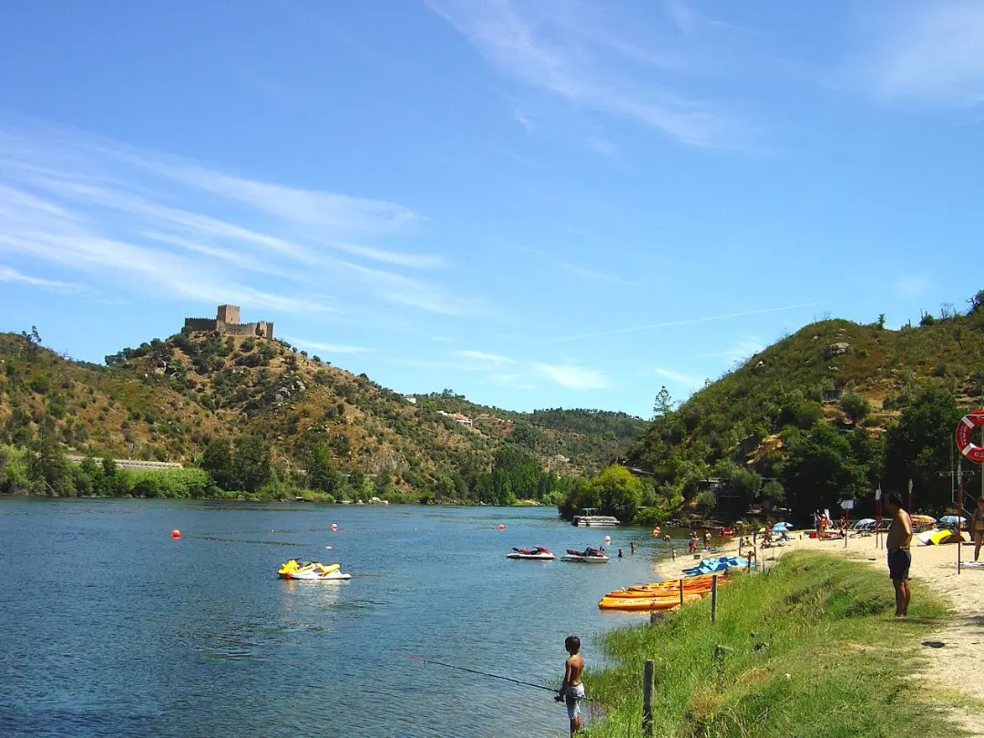 Vista de Praia Fluvial do Alamal