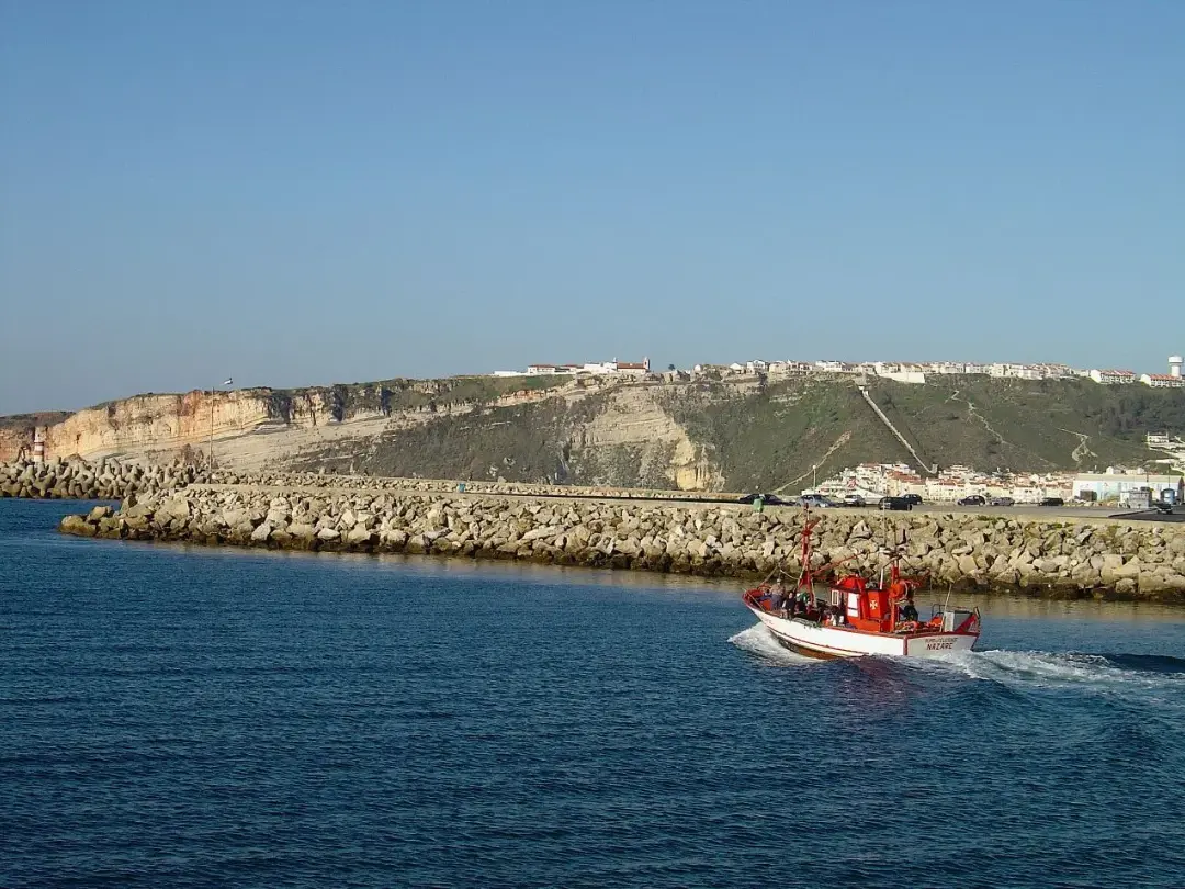 Vista de Porto de Pesca da Nazaré