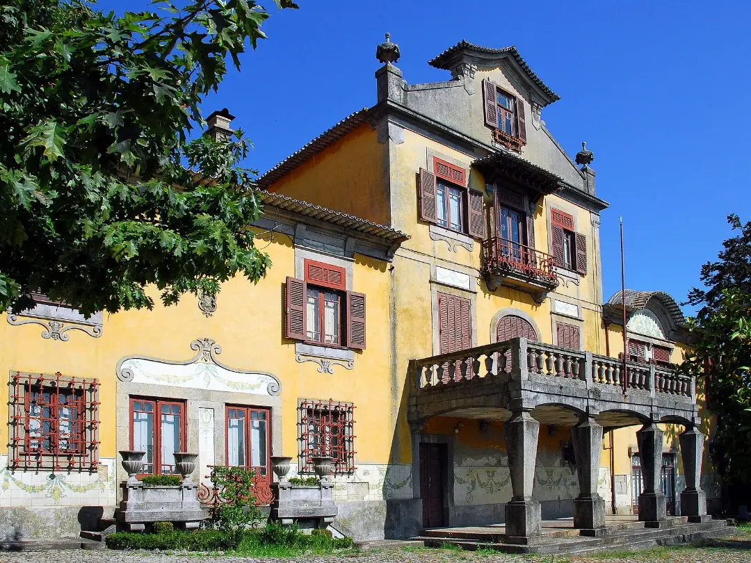 Vista de Palacete da Quinta de São Roque da Lameira
