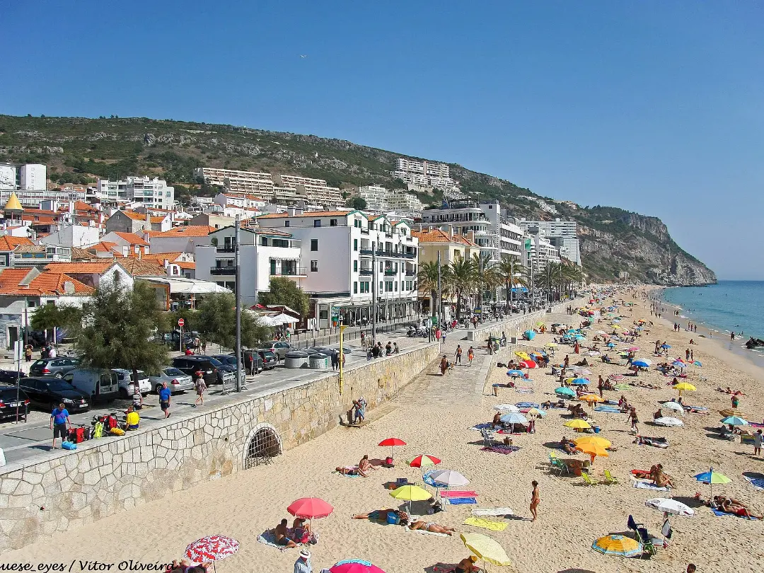Vista de Praia da Califórnia