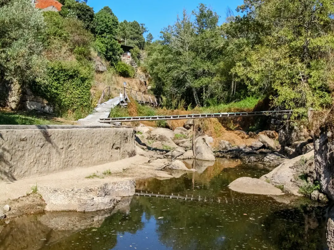 Vista de Praia Fluvial de Vale de Gaios