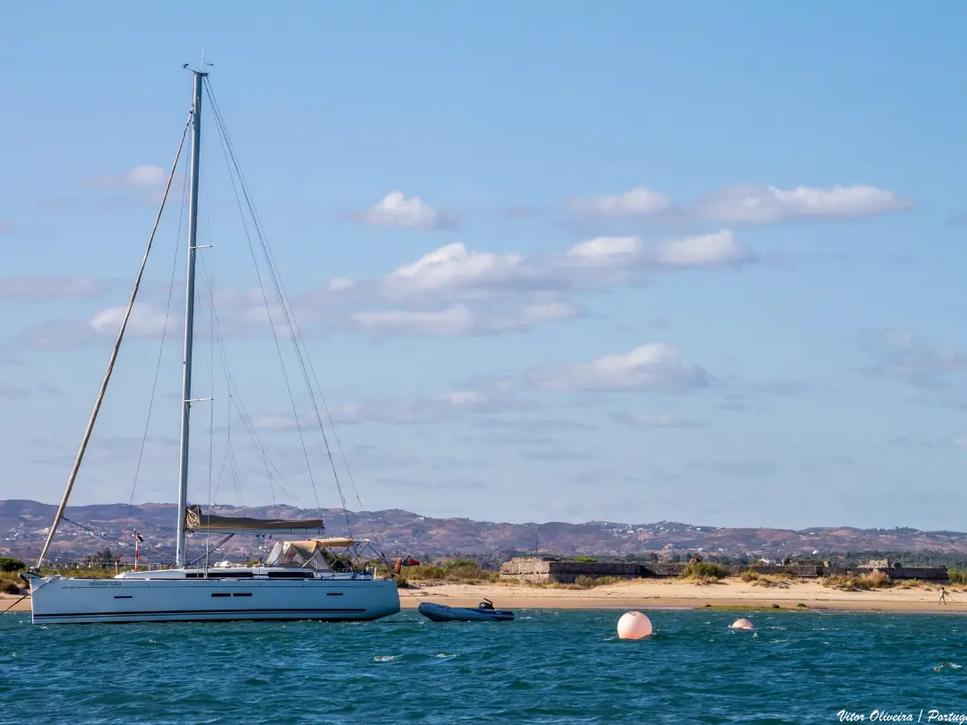 Vista de Praia Tavira-Ria