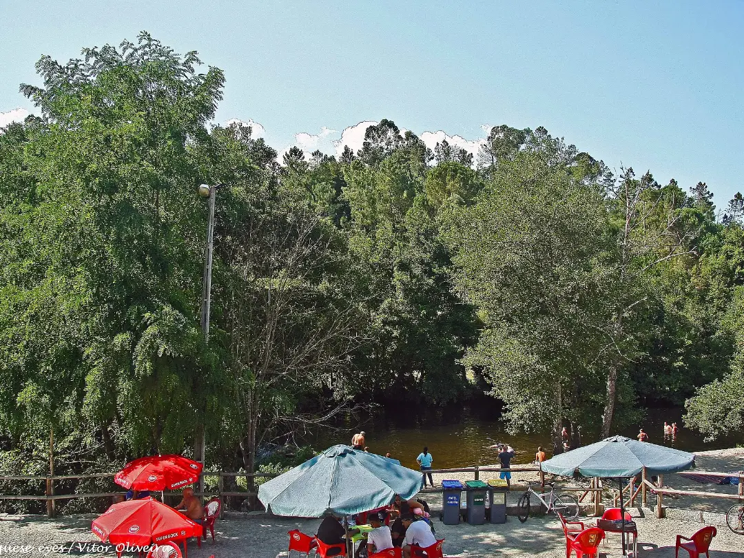 Vista de Praia Fluvial de Nandufe