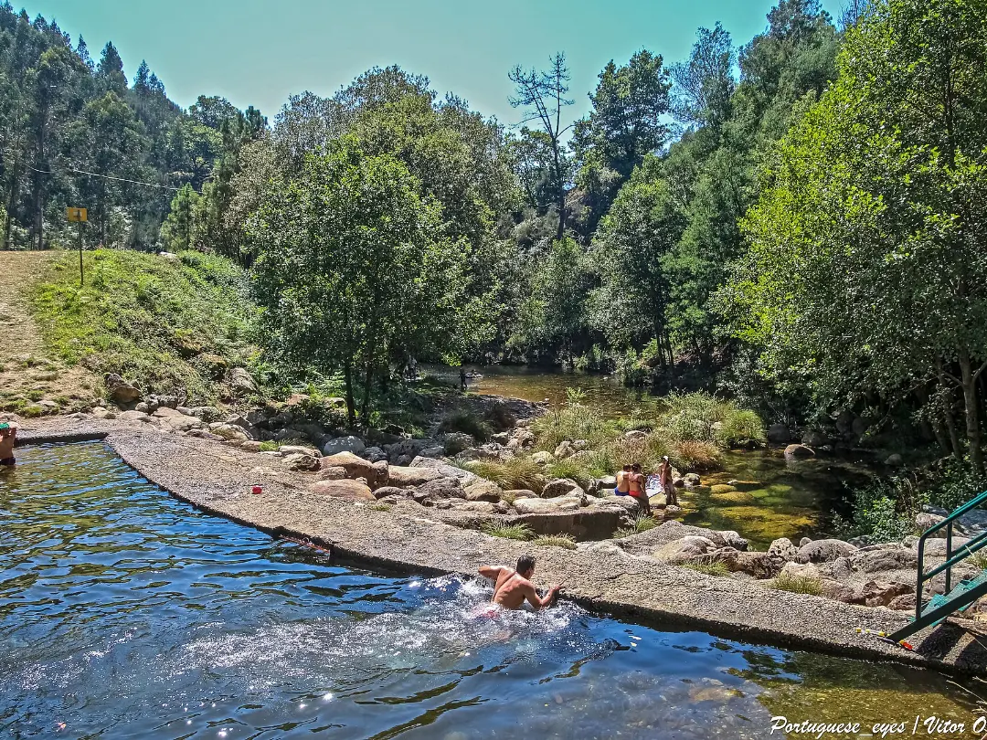 Vista de Praia Fluvial de Paço de Mato