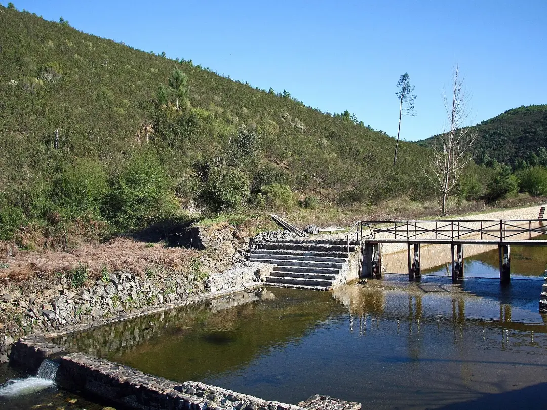 Vista de Praia Fluvial do Bostelim
