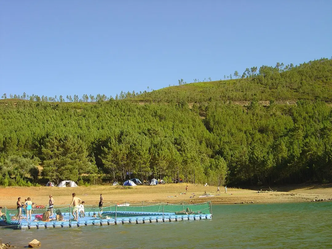 Vista de Praia Fluvial de Fernandaires