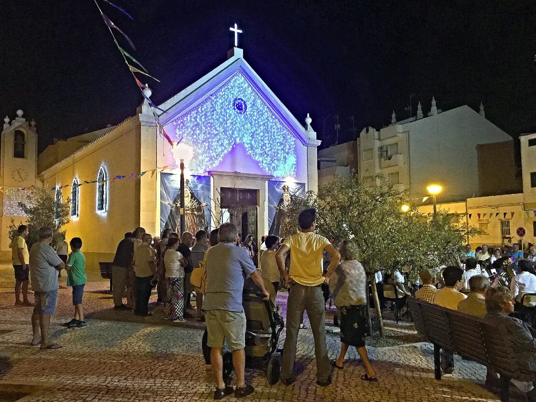 Vista de Igreja de Monte Gordo