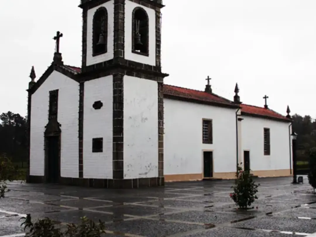 Vista de Igreja Matriz de Freiriz - Santa Maria