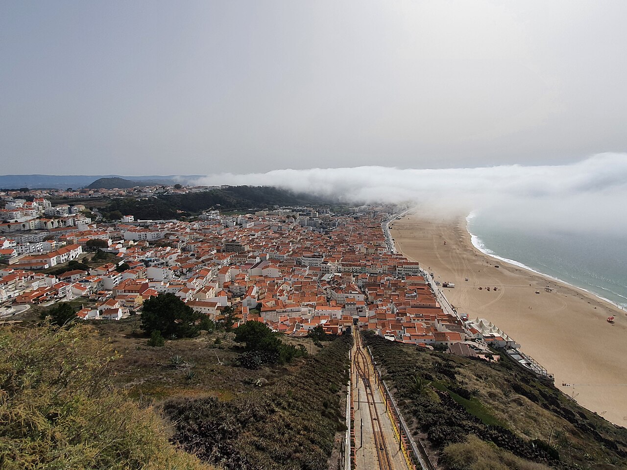 Vista de Miradouro do Sítio da Nazaré, Nazaré