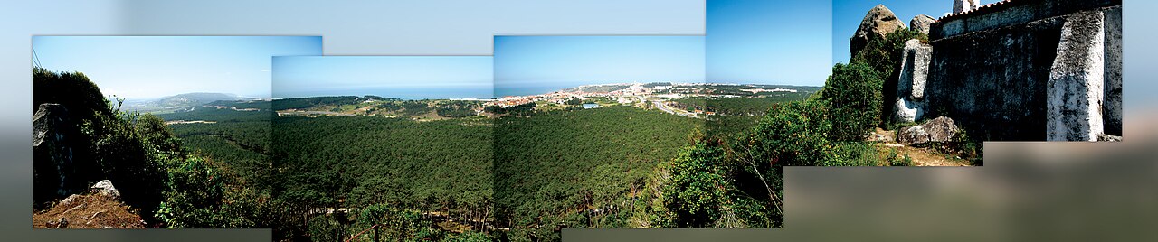 Vista de Monte de São Bartolomeu, Nazaré