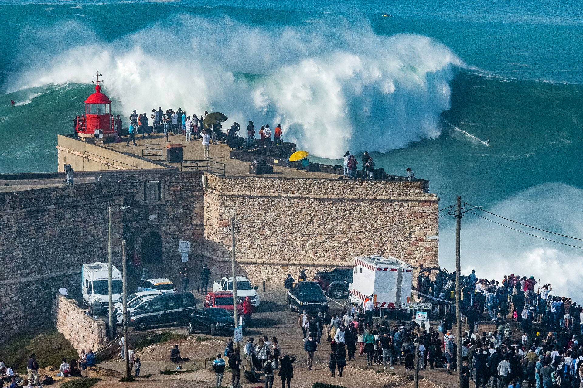 Vista de Praia do Norte, Nazaré